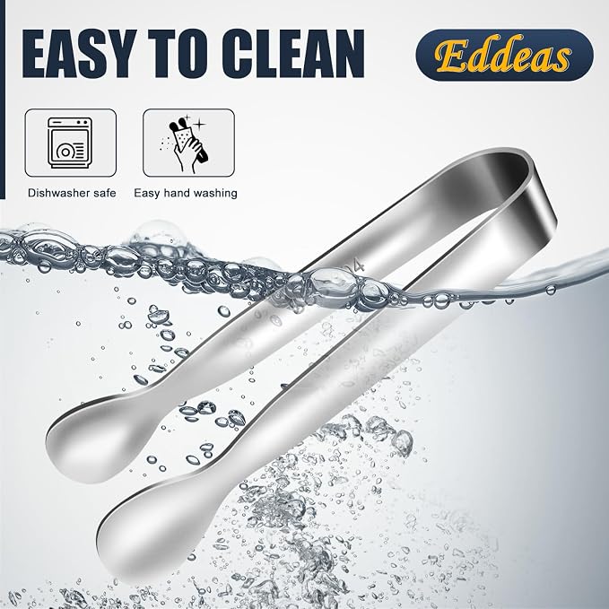 Mini Tongs For Serving Food，Set fo 12 Small Tongs For Appetizers，Small - Image 8