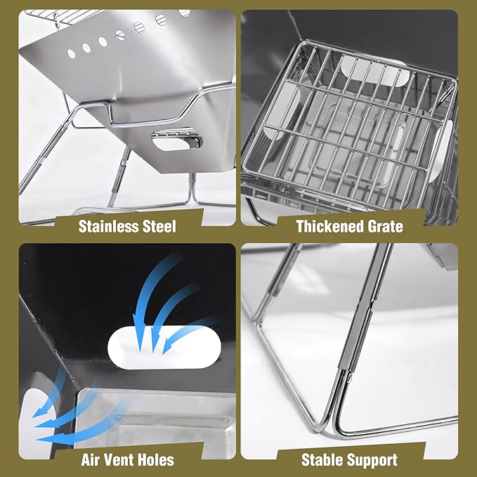Lineslife Foldable Fire Pit - Image 6