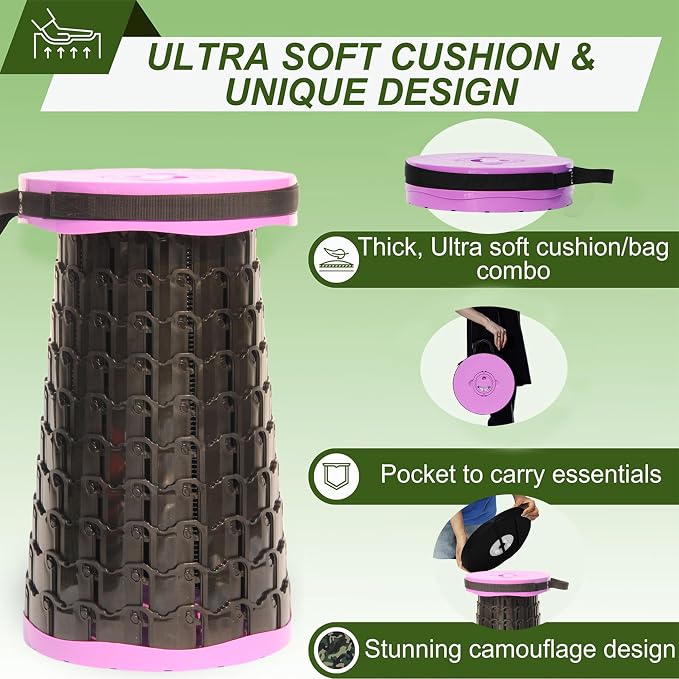 ALEVMOOM Upgraded XXL Collapsible Stool - Image 8
