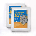 GUARD SHIELD White Tarp 6x6 Feet Medium Duty All Purpose Poly Tarps Cover 7mil by GUARDSHIELD