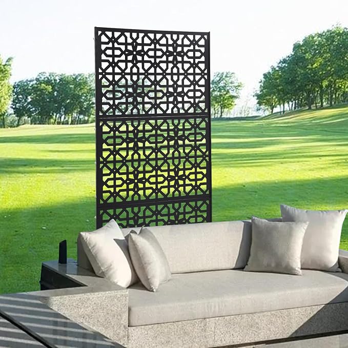 75" H×35" W Decorative Outdoor Privacy Screen - Image 4