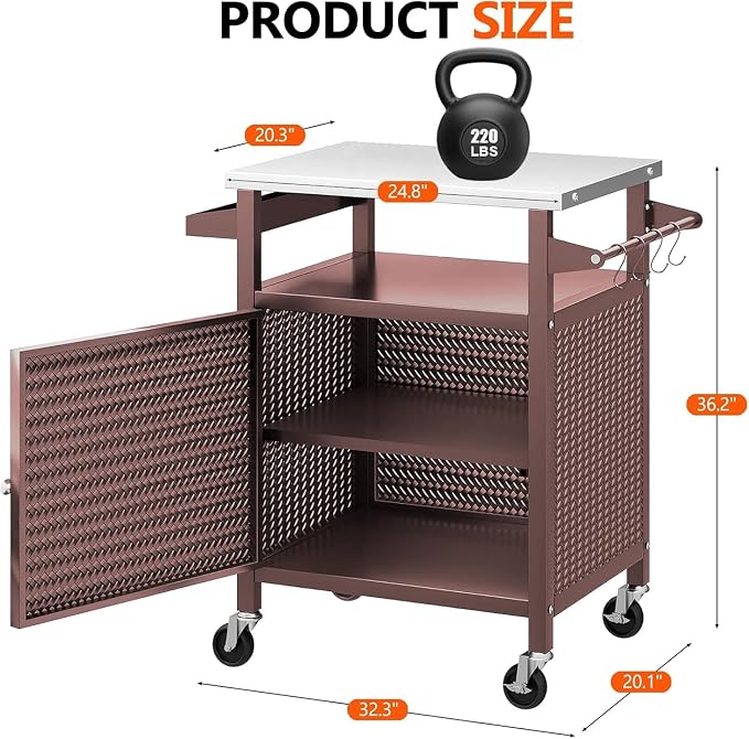 Outdoor Pizza Oven Table, Outdoor Table - Image 2