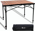 OUTSIDER Folding Camping Table Adjustable Height Foldable Roll-up Aluminum Camp by Outsider