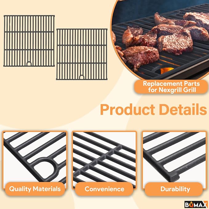 Grill Grates Replacement for Nexgrill 5 Burner 720-1046 720-1046A, Cooking - Image 4