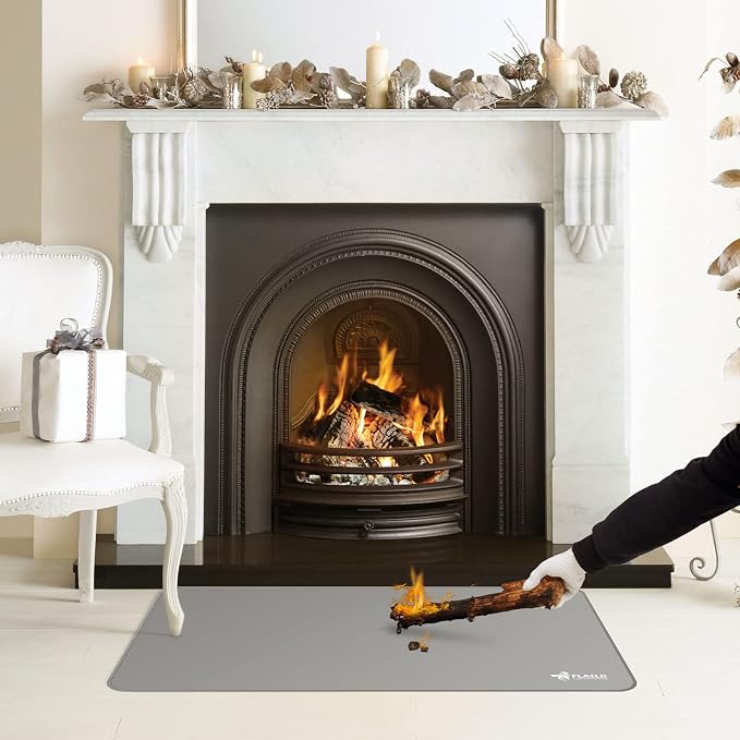 FLASLD Multi-Purpose Fireproof 24 X 42 inches Floor Mat - Image 2