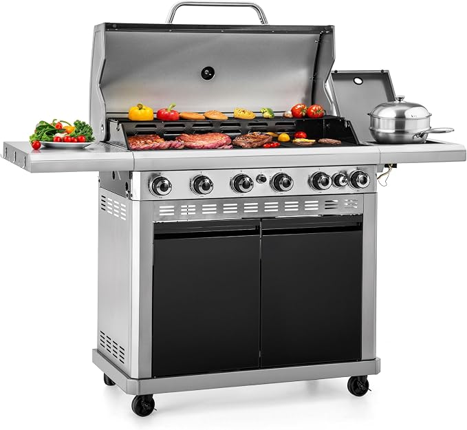 Sophia & William 6-Burner Propane Gas BBQ Grill by SophiaWilliam