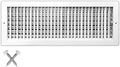 36" X 6" Adjustable AIR Supply Diffuser by HVACPremium