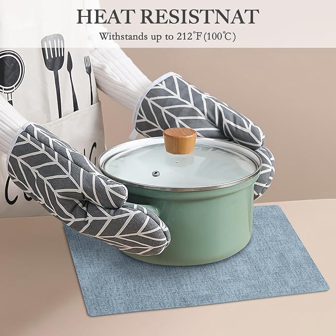 Faux Leather Heat Resistant Placemats Set of 4 – Waterproof Oilproof Wipeable - Image 5