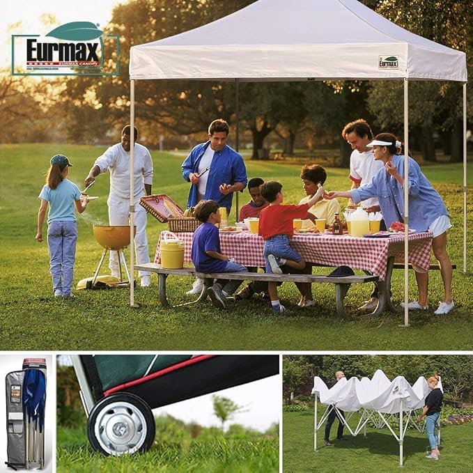 Eurmax USA 8'x8' Pop-up Canopy Tent Commercial Instant Canopies - Image 5