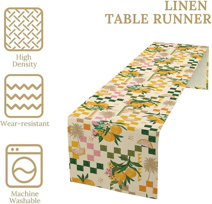 Tropical Summer Fruit Table Runner - Image 6