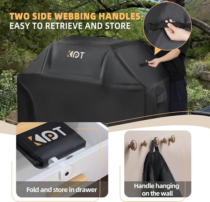 KPT 60 Inch Grill Cover for Outdoor Grill - Image 7
