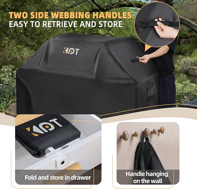 KPT 64 Inch Grill Cover for Outdoor Grill - Image 7
