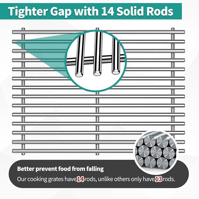 9MM 15" Stainless Steel Grill Grates - Image 4