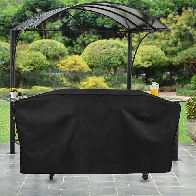 Grill Cover for Blackstone Bronco 3 Burner 28" XL Griddle Vertical Smoker - Image 3