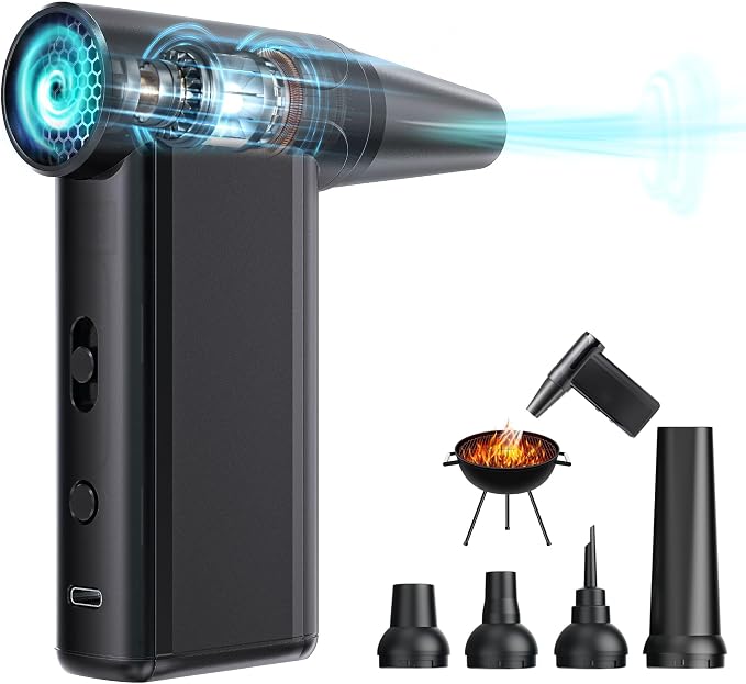 Portable Electric Air Duster, Lightweight 180000 RPM Cordless Fan - Image 8