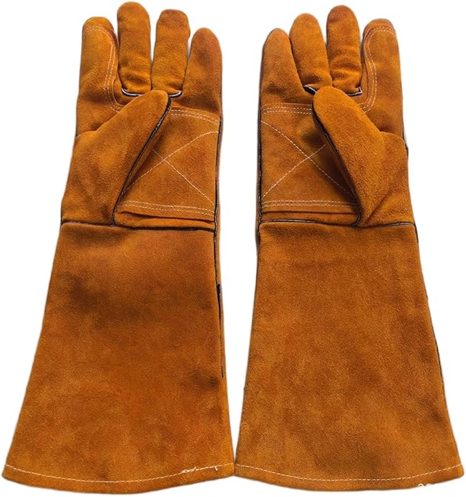 Leather Welding Gloves by Cxqunzon