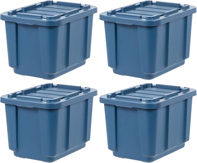 IRIS USA 4-Pack 12 Gallon Storage Bins by IRISUSA