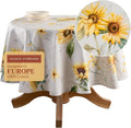 Maison d' Hermine Table Cloth Round Table 100% Cotton 63 Inches Tablecloth by MaisondHermine