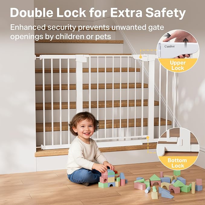 Cumbor 29.7"–51.5" Extra Wide Baby Gate - Image 3