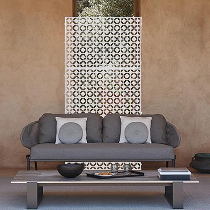 75" H×35" W Decorative Outdoor Privacy Screen - Image 3