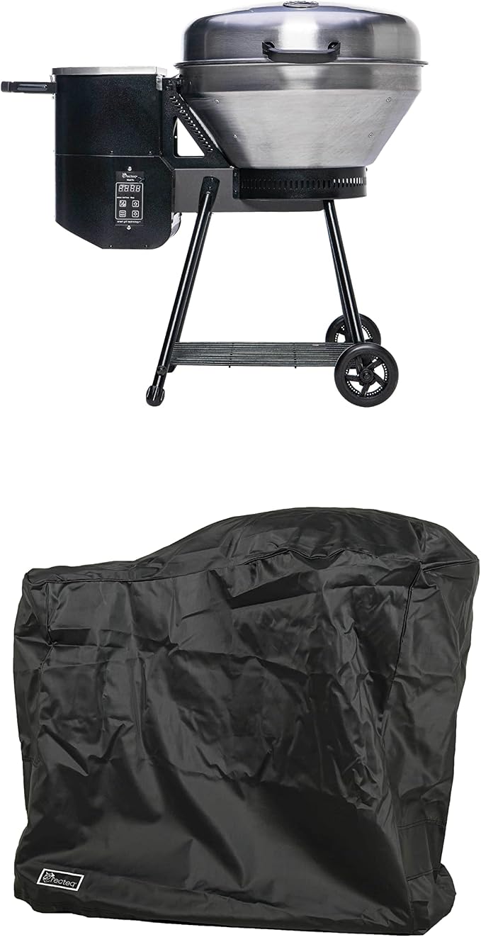 recteq Pellet Grill RT-B380 Bullseye + Cover, and Electric Pellet Smoker Grill by recteq