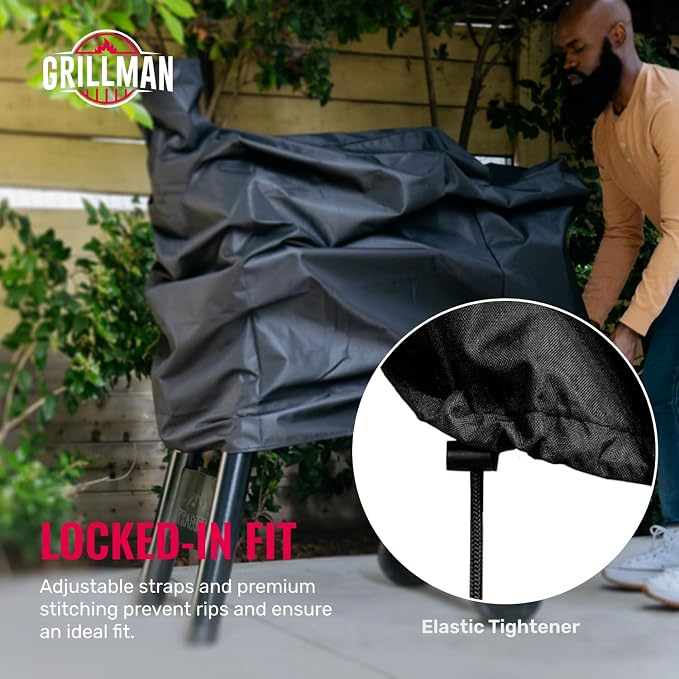 Grillman Grill Cover, BBQ Outdoor Grill Covers, Gas Grills, Waterproof - Image 6