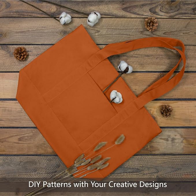 TOPDesign 1-Pack Canvas Tote Bags - Image 3