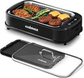 Indoor Grill, CUSIMAX Smokeless Grill Indoor, 1500W Electric Grill Griddle by CUSIMAX