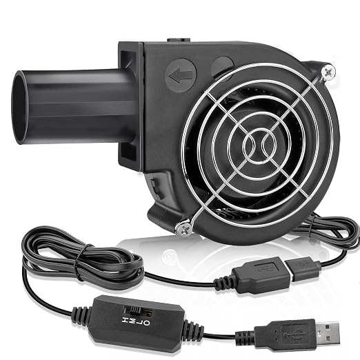 97mm x 33mm USB Centrifugal 5V Air Blower Brushless Fan by CoolingFan