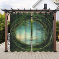 Forest Theme Waterproof Outdoor Curtains by Lirduipu