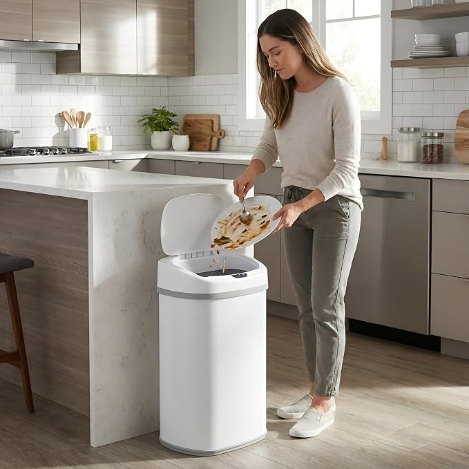 iTouchless 13 Gallon Automatic Sensor Trash Can - Image 2