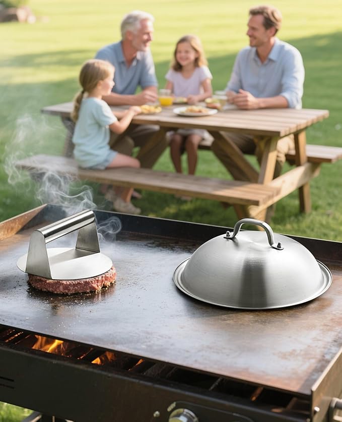 homenote Griddle Accessories for Blackstone, Commercial Grade 12 Inch Heavy - Image 3