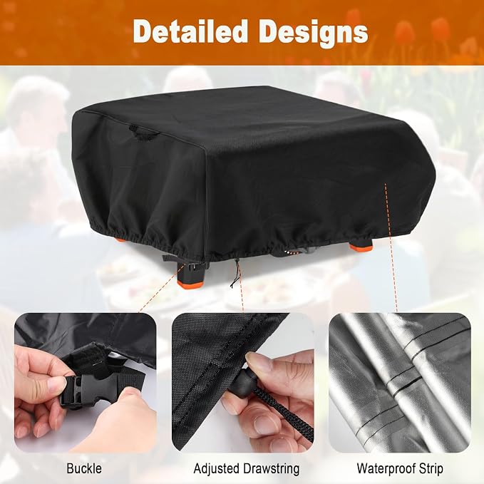 Waterproof Pizza Oven Cover for Blackstone 2404 Leggero Tabletop Pro Pizza Oven - Image 6