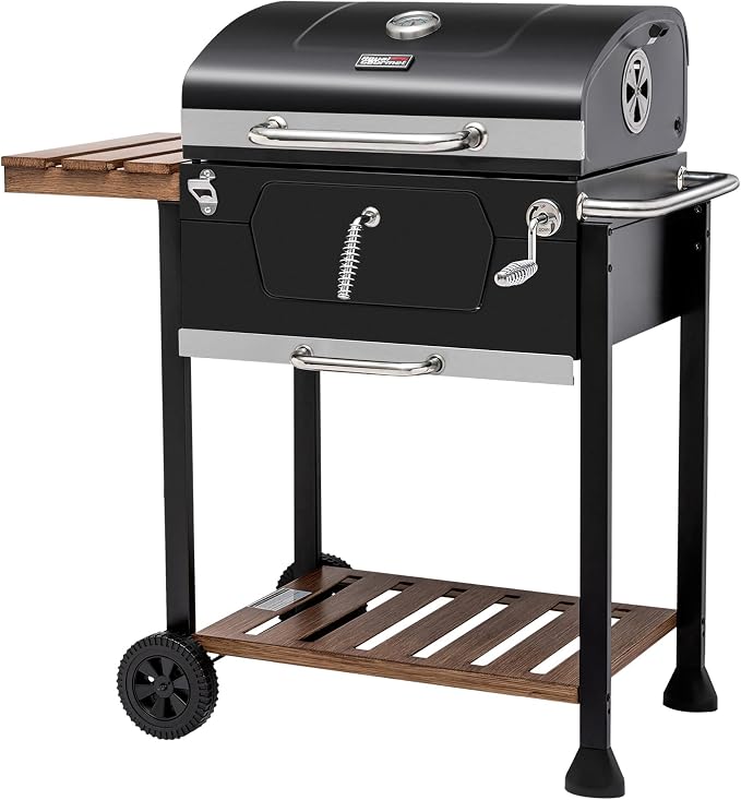 Royal Gourmet CD1824M 24-Inch Charcoal Grill, BBQ Smoker by RoyalGourmetCorp