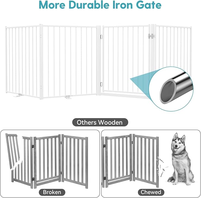 No Pawblems Free Standing Dog Gate - Image 3