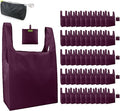 BeeGreen Burgundy Reusable Grocery Bags Wine Red Reusable Kitchen Bags Bulk by BeeGreen