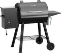 Wood Pellet Smoker Grill and Smoker, 440 SQ. IN Cook Area, Pellet Grill by Blatomic