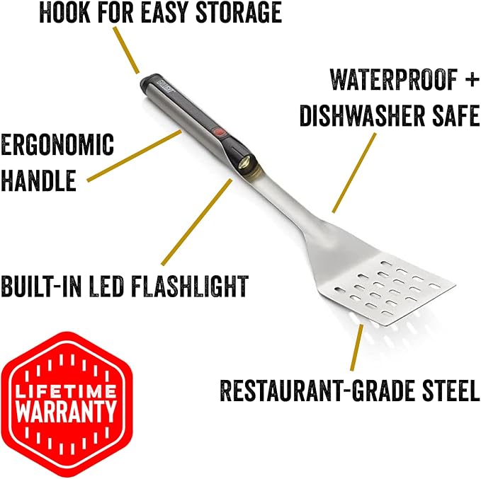 Grill Light Stainless Steel BBQ Grilling Spatula - Image 2