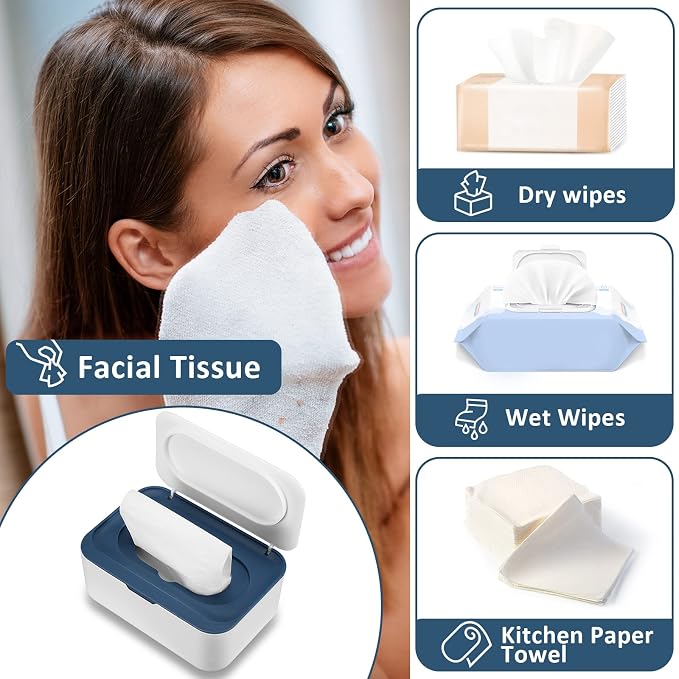 6 Pack Baby Wipes Dispenser Wipe Holder - Image 3