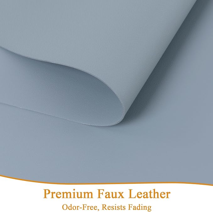 SHACOS Placemats Set of 6 Faux Leather Waterproof Leakproof Wipeable PU - Image 7