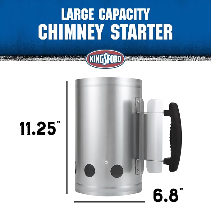 KINGSFORD Heavy Duty Deluxe Charcoal Chimney Starter | BBQ Chimney Starter - Image 4