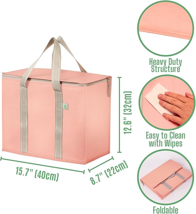 VENO 2 Pack Cooler Bag and Insulated Grocery Bags - Image 4