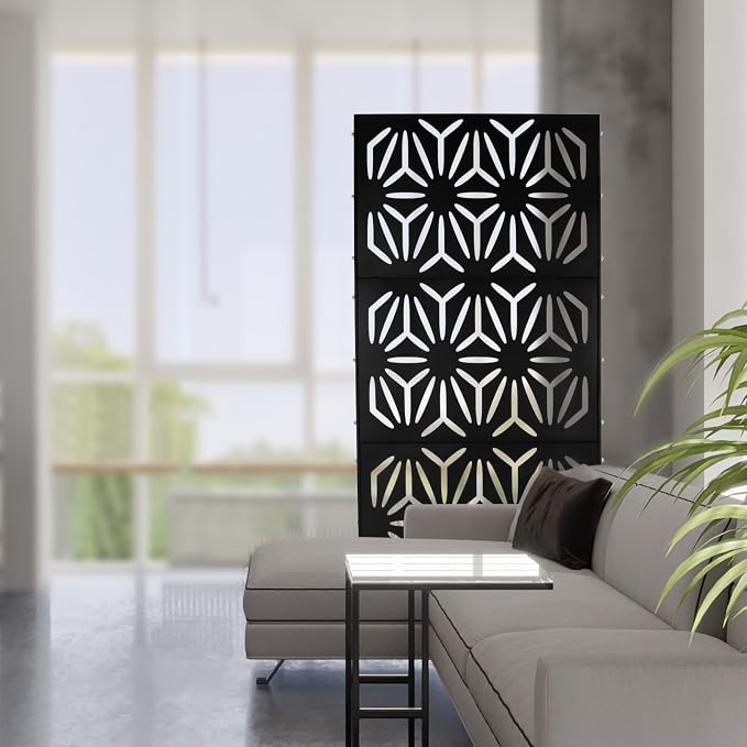 75" H×35" W Decorative Outdoor Privacy Screen - Image 3
