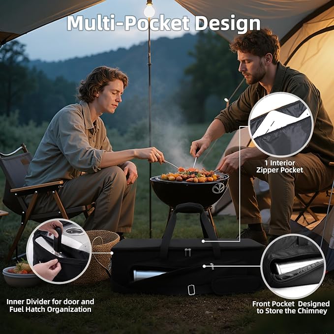 NOELIFE 6mm Padded Bag for Ooni Karu 12 and Karu 2, Outdoor Portable Carrying - Image 4