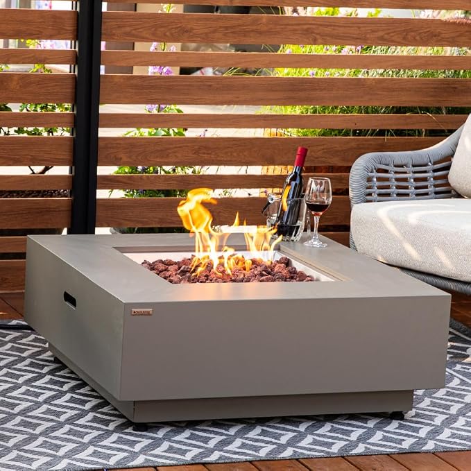 Ashton 36” Propane Fire Pit Smokeless Firepit Outdoor Gas Fire Pit - Image 2