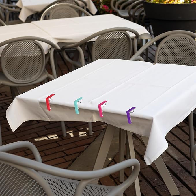 uxcell 6 Pack Tablecloth Clips, Stainless Steel Table Cloth Cover Clamps - Image 6