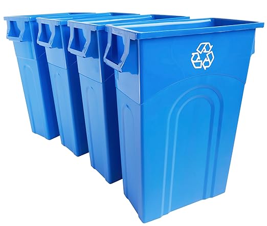 United Solutions Highboy Recycling Bin, 23 Gallon, Space Saving Slim Profile by UNITEDSOLUTIONS
