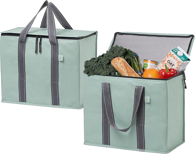 VENO 2 Pack Cooler Bag and Insulated Grocery Bags by Veno