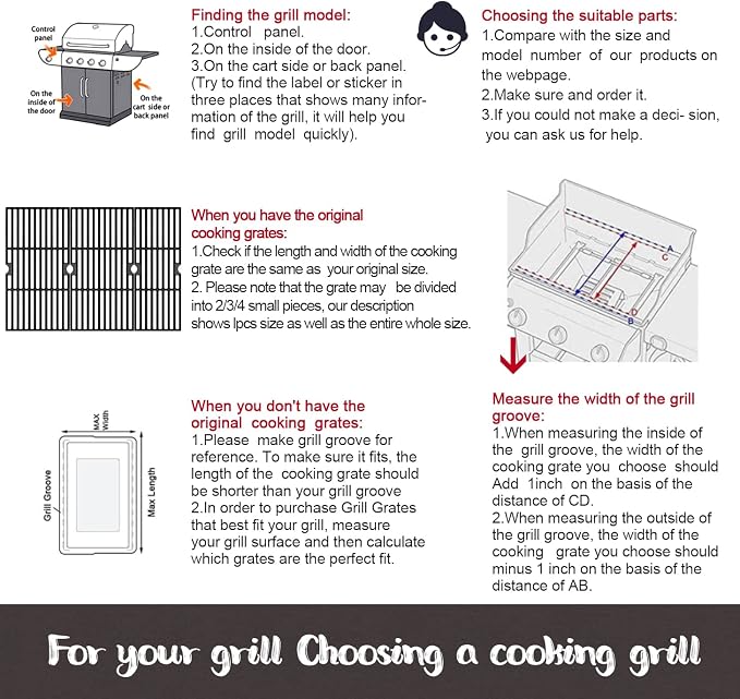 GGC 18.75" Grill Grates for Weber Genesis ii E-310, S-345 Genesis II LX S-340 - Image 9