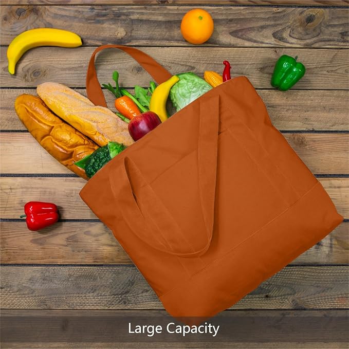 TOPDesign 1-Pack Canvas Tote Bags - Image 4